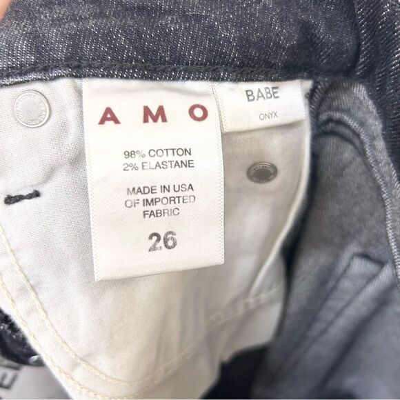 AMO Babe Jean Slim Straight Leg Size 27 - Picture 6 of 8